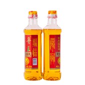 鲁王古法压榨特香花生油500ml*2瓶 食用油
