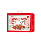 双汇熟食.食汇1380g 烤火腿卤味猪头肉鸡腿肉肠肉类礼盒