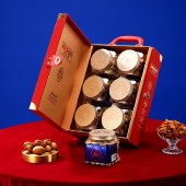 【美荻斯】环球大师礼遇红1440g 零食坚果礼盒年货礼盒