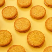 刻凡 香蕉味夹心饼干300g 办公室小零嘴下午茶饼干糕点心零食品