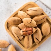 刻凡 碧根果348g*1罐 坚果干果干办公室小零食品