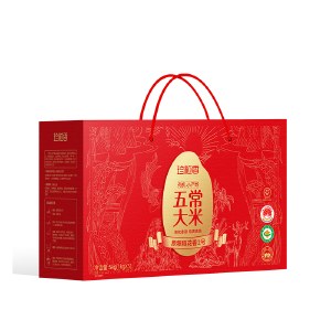珍粒香有机小产地五常大米礼盒5kg