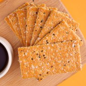 刻凡 巧芯层层酥饼干308g 办公室小零嘴下午茶饼干糕点心零食品