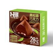 卜珂零点松露形代可可脂巧克力两口味装（大盒超值装536克）