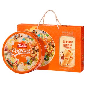 华美红罐曲奇780g